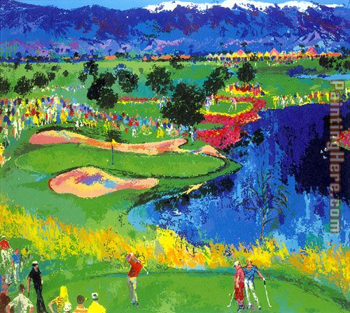 The Cove at Vintage painting - Leroy Neiman The Cove at Vintage art painting